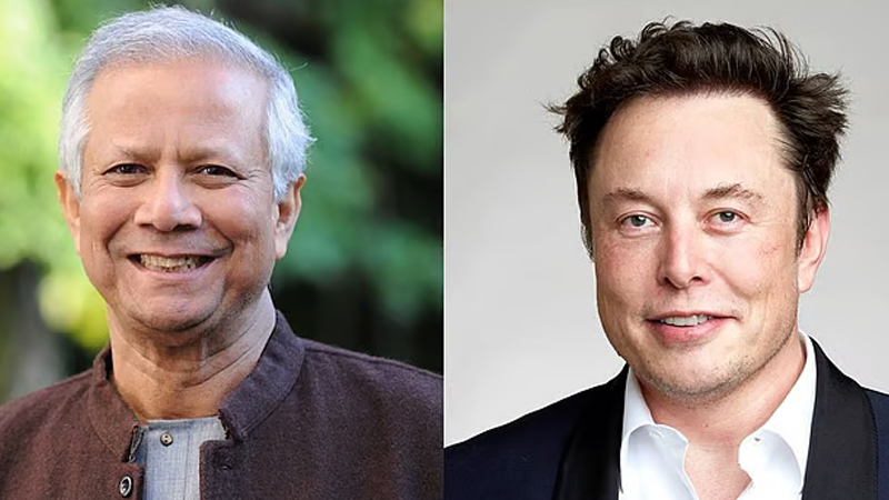 ইলন মাস্ককে কাছে টানছেন মুহাম্মদ ইউনূস