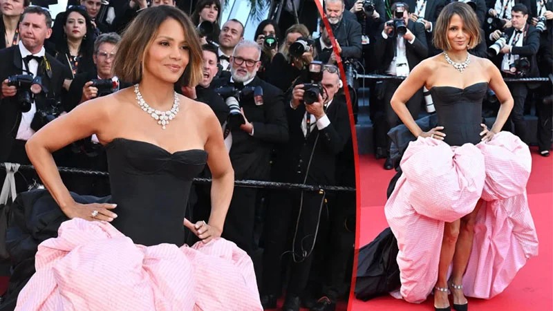 নতুন নিয়মে নতুন সাজ, কান উৎসবে নজর কাড়লেন হ্যালি বেরি