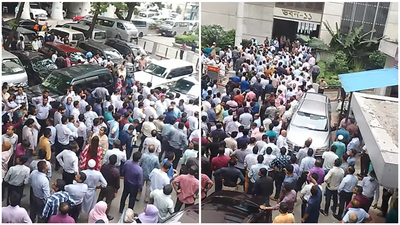 সরকারি চাকরির ‘কঠোর’ অধ্যাদেশ বাতিলের দাবিতে উত্তাল সচিবালয়