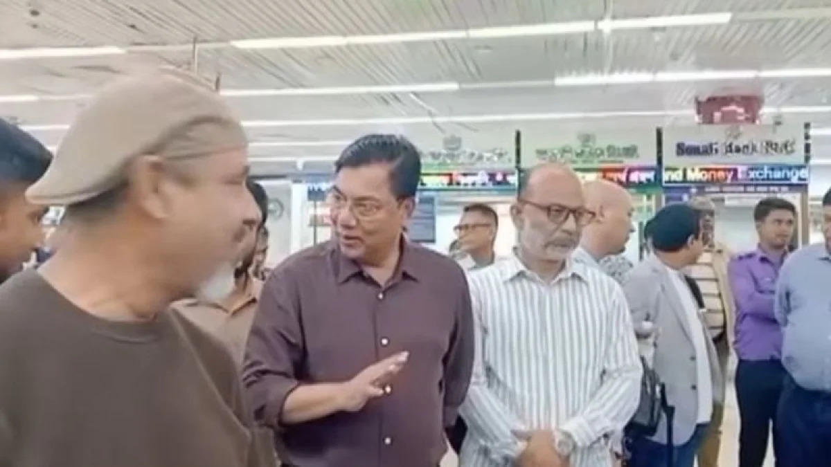 বিমানমন্ত্রী এম রশিদুজ্জামান মিল্লাত হযরত শাহজালাল আন্তর্জাতিক বিমানবন্দর পরিদর্শন করেন