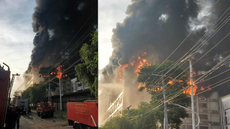 চট্টগ্রাম ইপিজেডে পোশাক কারখানায় আগুন, নিয়ন্ত্রণে ১৬ ইউনিট