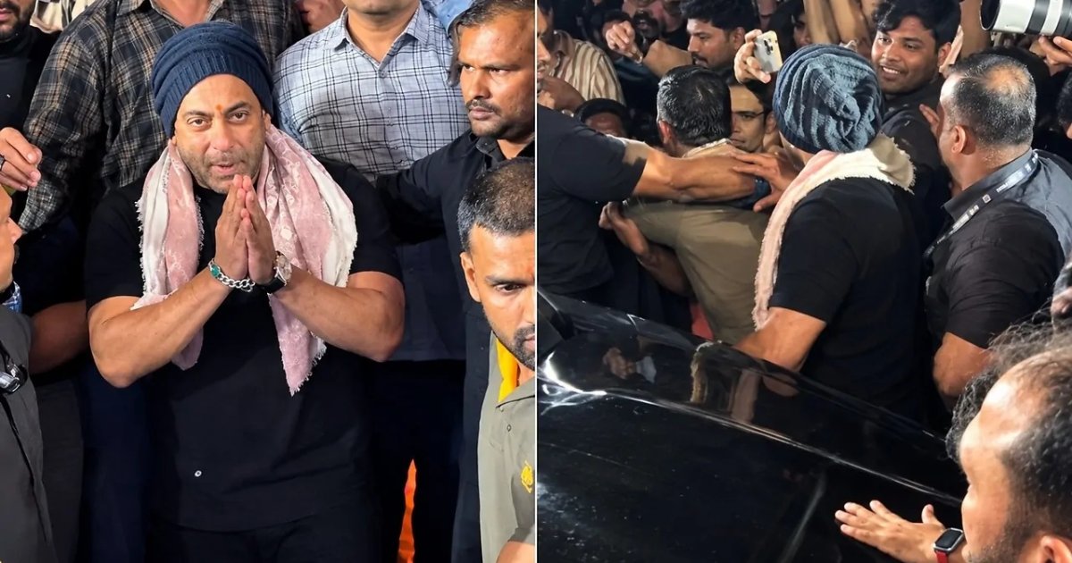 সালমান খানের গাড়ির কাছে ভিড়, ঘটলো দুর্ঘটনা: ভিডিও ভাইরাল