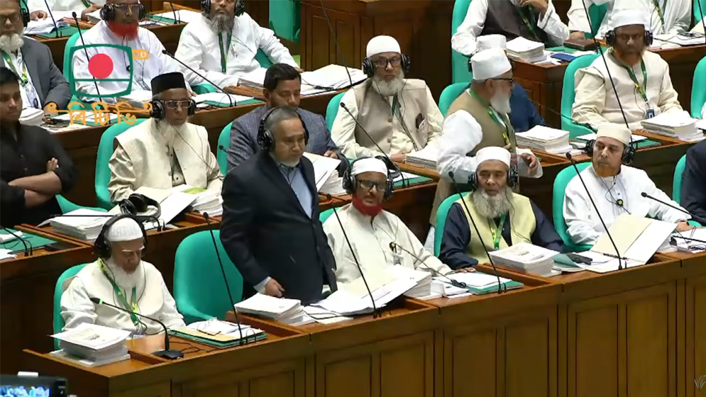 সভাপতি হিসেবে মোশাররফ হোসেনের নাম প্রস্তাবকে বিরোধী দলের সমর্থন