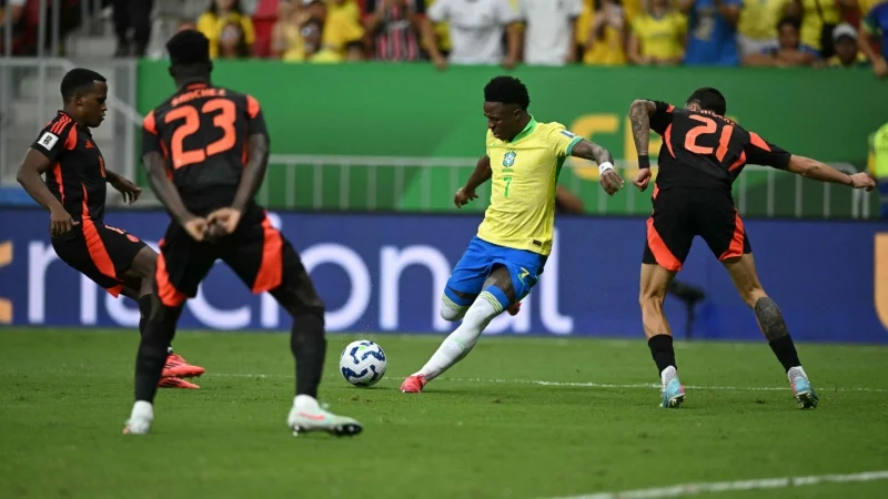 শেষ মুহূর্তে ভিনির হলুদ রাইফেল থেকে ছুটল গুলি  জয় পেলো ব্রাজিল