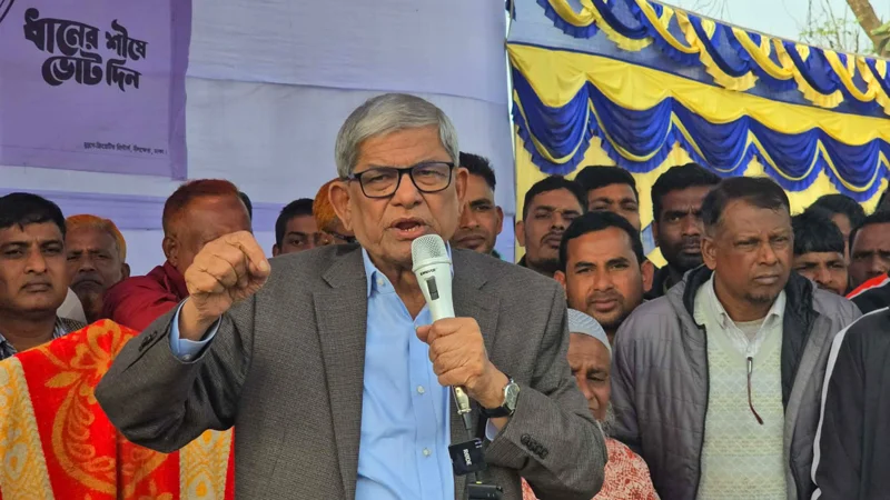 হাসিনা থাকলে অন্তত একটা গণতান্ত্রিক অবস্থা বিরাজ করতো: মির্জা ফখরুল