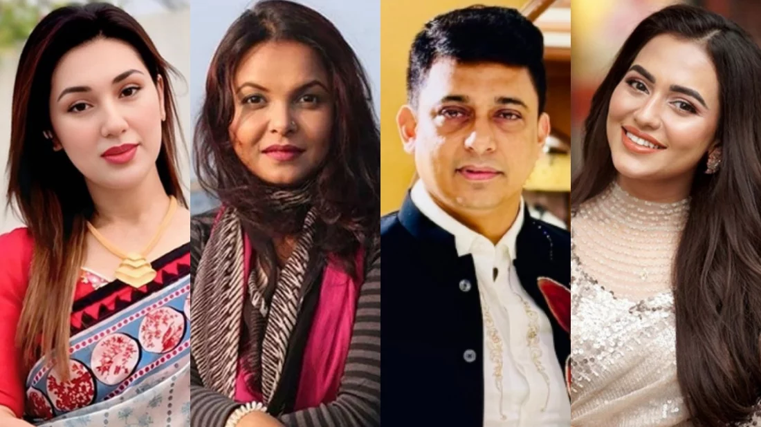 অপু বিশ্বাস-শাওন-জায়েদ খান-নুসরাত ফারিয়াসহ ১৭ অভিনয়শিল্পীর নামে মামলা