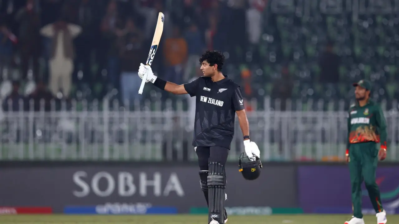 রাচিনের শতকে বাংলাদেশের সঙ্গে পাকিস্তানেরও চ্যাম্পিয়ন্স ট্রফি থেকে বিদায়