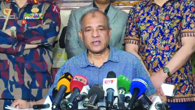 আইনশৃঙ্খলা পরিস্থিতি অবনতি হওয়ার আশঙ্কা নেই, ফের আশ্বাস স্বরাষ্ট্র উপদেষ্টার