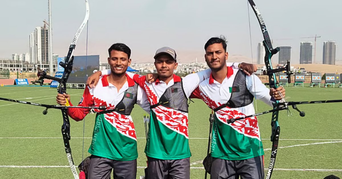 এশিয়া কাপ আর্চারিতে কাজাখস্তানকে হারিয়ে পুরুষ রিকার্ভ দলের সোনা জয়