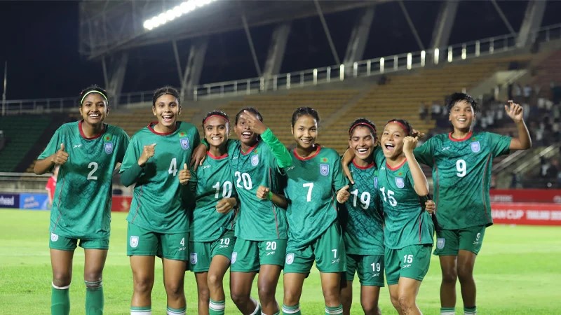 সাগরিকার জোড়া গোলে লাওসকে হারিয়ে বাংলাদেশের শুভ সূচনা