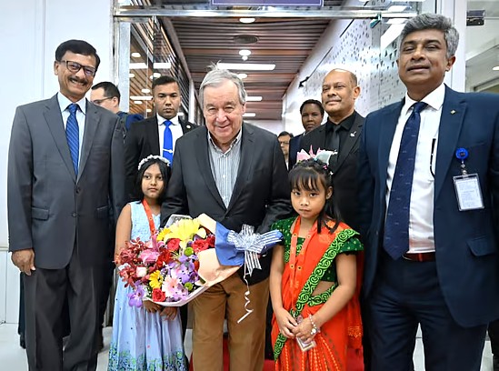 ঢাকায় জাতিসংঘের মহাসচিব আন্তোনিও গুতেরেস