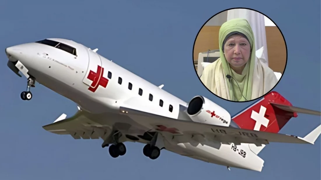 খালেদা জিয়াকে লন্ডন নিতে এয়ার অ্যাম্বুলেন্স আসছে না