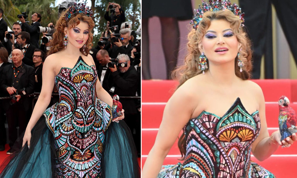 কানে উর্বশীর রঙিন সাজে হতাশ ফ্যাশনপ্রেমীরা