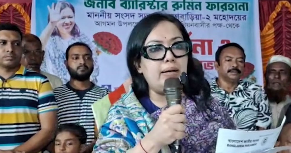 সরকার খরচের চাপের কারণে বিপর্যস্ত: রুমিন ফারহানা