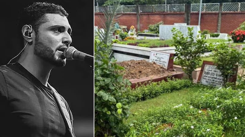 বাবা জসীমের কবরে চিরনিদ্রায় শায়িত হলেন ছেলে রাতুল