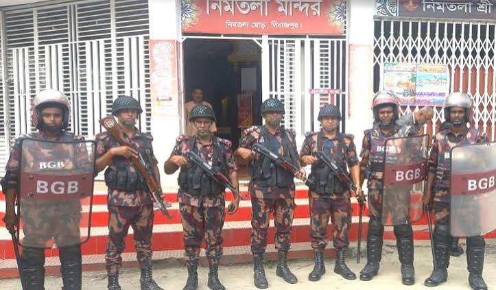 দুর্গাপূজায় গোপালগঞ্জ, মাদারীপুর ও ফরিদপুরে বিজিবি মোতায়েন