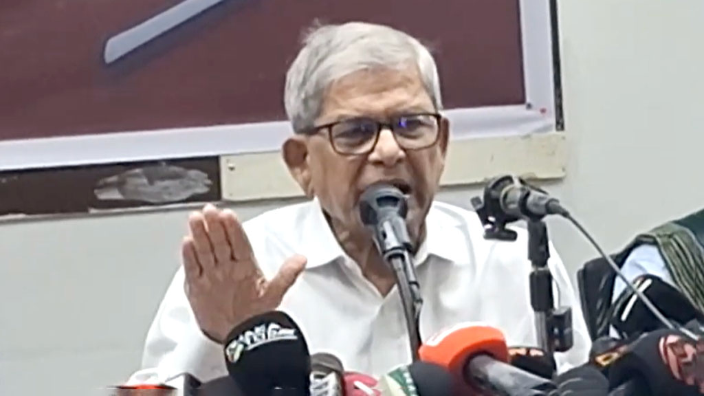 নির্বাচনের ব্যত্যয় হলে দায় ইউনূস সরকারের: মির্জা ফখরুল