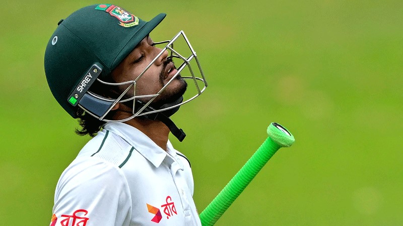 টেস্ট অধিনায়কত্ব ছেড়ে দিলেন শান্ত