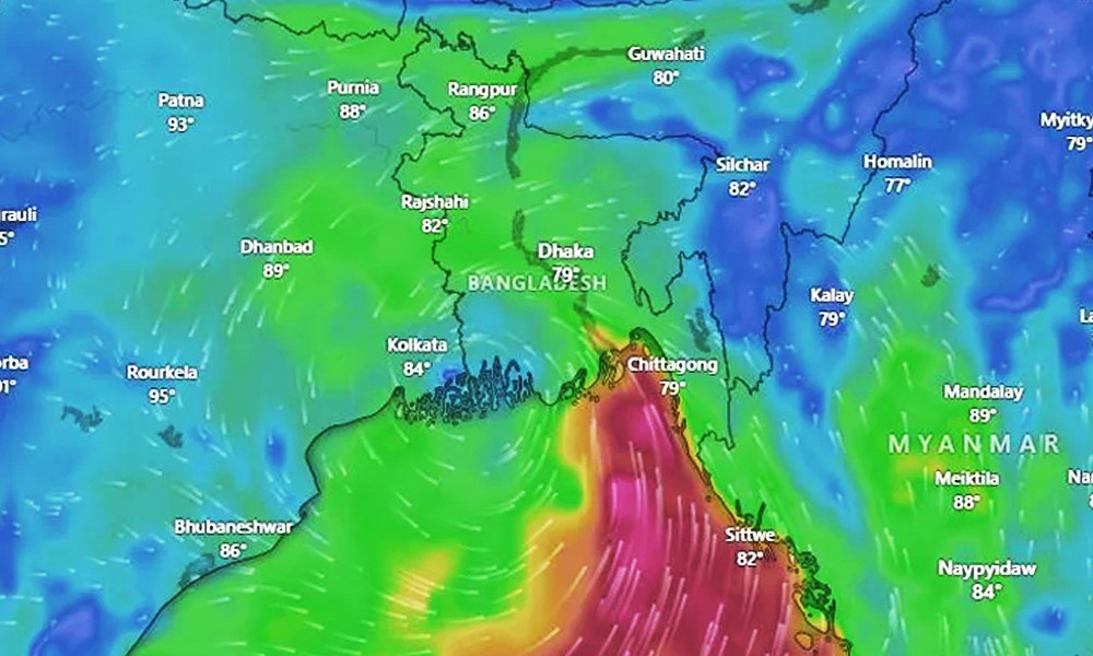 বঙ্গোপসাগরে নিম্নচাপ, ঘূর্ণিঝড়ে রূপ নেওয়ার আশঙ্কা