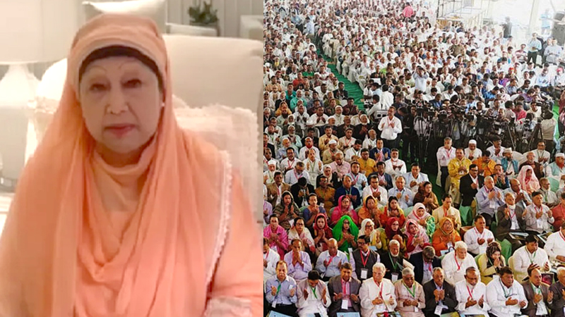 গণতান্ত্রিক পরিবর্তনের জন্য উন্মুখ হয়ে আছে দেশের মানুষ: খালেদা জিয়া