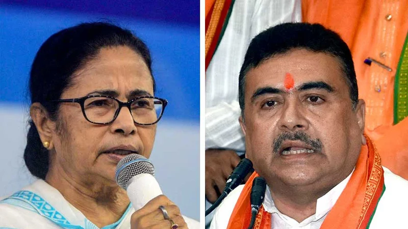 পশ্চিমবঙ্গে ১৯২ আসনে এগিয়ে বিজেপি, ৯৭টিতে তৃণমূল কংগ্রেস