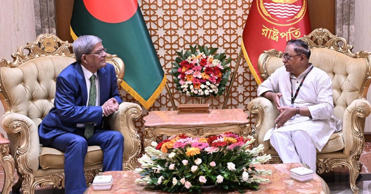 রাষ্ট্রপতির সঙ্গে সাইফুল হকের সাক্ষাৎ