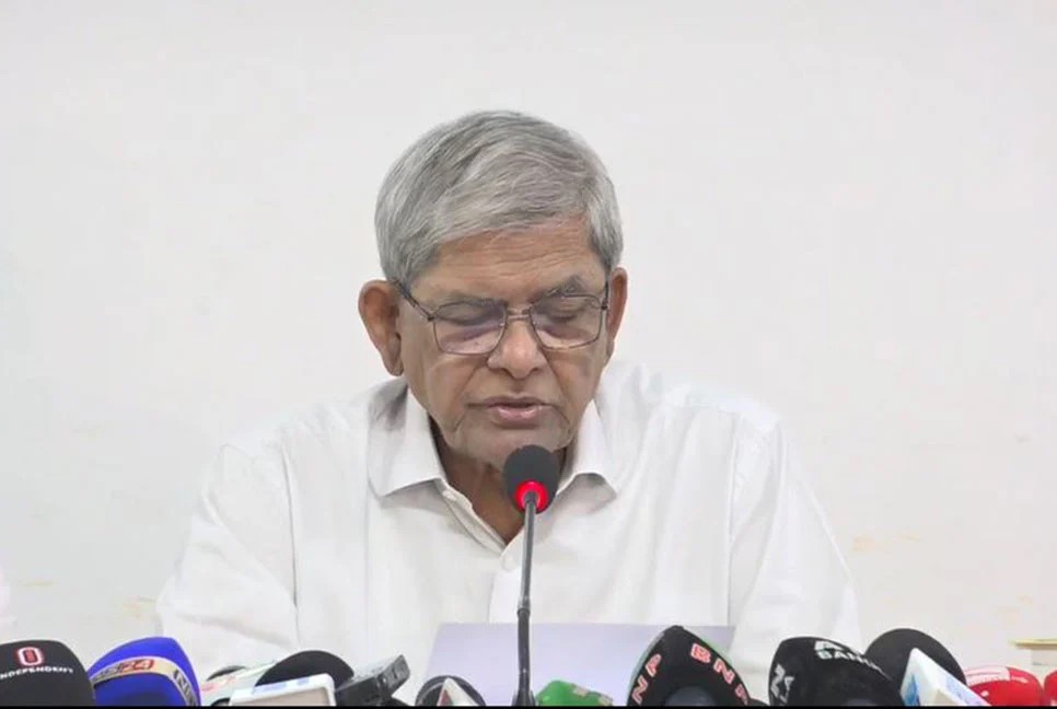 ঐতিহাসিক জুলাই ঘোষণা গণতন্ত্র উত্তরণের পথকে সুগম করবে : মির্জা ফখরুল